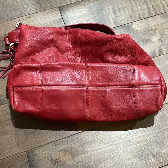 Red Danier all leather purse with multiple compartments. Excellent condition. - Picture 3 of 8